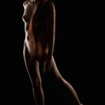 Girl nude silhouette